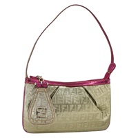 フェンディ FENDI ハンドバッグ ズッキーノキャンバス ゴールド レディース SW2240A