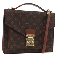 ルイ・ヴィトン LOUIS VUITTON モンソー28 ハンドバッグ モノグラム M51185 レディース YKZ219A