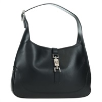 グッチ GUCCI ショルダーバッグ ジャッキー レザー ブラック シルバー 001 3306 レディース AMZ537V