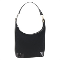 グッチ GUCCI ショルダーバッグ GGキャンバス ブラック ゴールド 001 4204 3444 レディース ka3355A
