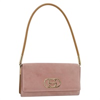 グッチ GUCCI ショルダーバッグ スエード アウトレット ピンク ゴールド 001 3815 レディース YKZ586A