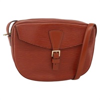 ルイ・ヴィトン LOUIS VUITTON ジュヌフィーユMM ショルダーバッグ エピ ブラウン M52153 レディース 174356A