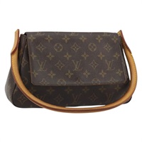 ルイ・ヴィトン LOUIS VUITTON ミニルーピング ショルダーバッグ モノグラム M51147 レディース BAZ848V