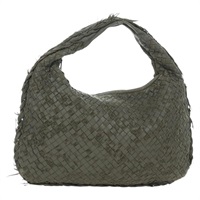 ボッテガヴェネタ BOTTEGAVENETA ショルダーバッグ イントレチャート ホーボー レザー ブラウン レディース bs34211SAV