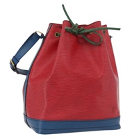 ルイ・ヴィトン LOUIS VUITTON ノエ ショルダーバッグ エピ バイカラー レッド ブルー M44084 レディース BAZ413A