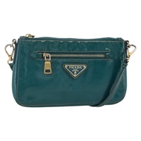 プラダ PRADA ショルダーバッグ サフィアーノレザー ゴールド レディース BAZ423A