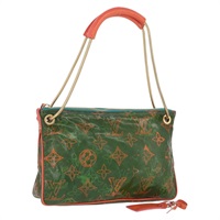 ルイ・ヴィトン LOUIS VUITTON リチャード プリンス ポシェット ショルダーバッグ モノグラムボンボン グリーン M95748 レディース BAZ594A