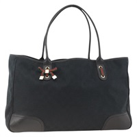 グッチ GUCCI トートバッグ GGキャンバス ウェブシェリーライン プリンシー ブラック レッド 161719 レディース am11168A