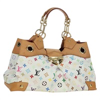 ルイ・ヴィトン LOUIS VUITTON ウルスラ トートバッグ モノグラム・マルチカラー ホワイト M40123 レディース BA11817A