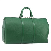 ルイ・ヴィトン LOUIS VUITTON キーポル50 ボストンバッグ エピ グリーン M42964 レディース AMZ170A