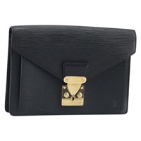 ルイ・ヴィトン LOUIS VUITTON セリエドラゴンヌ クラッチバッグ エピ ブラック ノワール M52612 レディース BAZ226A