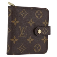 ルイ・ヴィトン LOUIS VUITTON コンパクトジップ 財布 モノグラム M61667 レディース am11181V