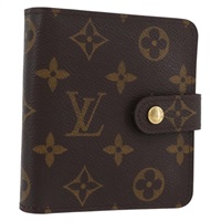 ルイ・ヴィトン LOUIS VUITTON コンパクトジップ 財布 モノグラム M61667 レディース BSZ453A