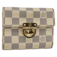 ルイ・ヴィトン LOUIS VUITTON ポルトフォイユコアラ 三つ折り財布 ダミエ アズール N60013 レディース fm5304A
