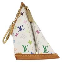 ルイ・ヴィトン LOUIS VUITTON ベルランゴ コインケース モノグラム マルチカラー ホワイト M58028 レディース gh1866A