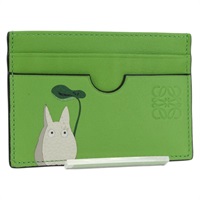 ロエベ LOEWE カードケース LOEWE × Studio Ghibli 小トトロ となりのトトロ レザー グリーン レディース 167134SM