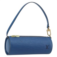 ルイ・ヴィトン LOUIS VUITTON スフロ ポーチ ポーチ エピ ブルー レディース AMZ051A