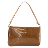 ルイ・ヴィトン LOUIS VUITTON レキシントン アクセサリーポーチ モノグラムヴェルニ ブロンズ M91133 レディース BAZ600A