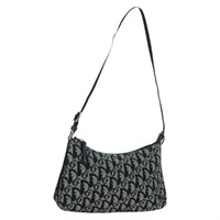 クリスチャンディオール Christian Dior アクセサリーポーチ トロッターキャンバス ブラック シルバー レディース 170558V