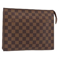 ルイ・ヴィトン LOUIS VUITTON ポッシュトワレット26 ポーチ ダミエ エベヌ N47543 レディース 167205A