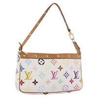 ルイ・ヴィトン LOUIS VUITTON ポシェット・アクセソワール ポーチ モノグラム・マルチカラー ホワイト M92649 レディース 174320A