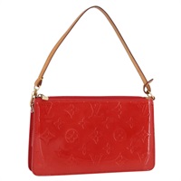 ルイ・ヴィトン LOUIS VUITTON レキシントン アクセサリーポーチ モノグラムヴェルニ レッド ルージュ M91132 レディース 173035A