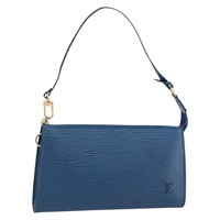 ルイ・ヴィトン LOUIS VUITTON ポシェット・アクセソワール アクセサリーポーチ エピ ブルー M52985 レディース ARZ763A