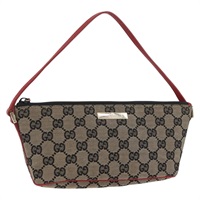 グッチ GUCCI アクセサリーポーチ GGキャンバス ネイビー ゴールド 039 1103 レディース BAZ178A