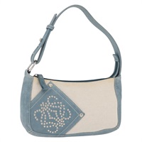 ロエベ LOEWE アクセサリーポーチ キャンバス ベージュ シルバー レディース BAZ682A