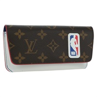 ルイ・ヴィトン LOUIS VUITTON エテュイリュネットウッディ メガネケース モノグラム NBA GI0561 レディース AMZ110M