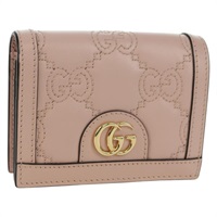 グッチ GUCCI 財布 GGキャンバス レザー ピンク ゴールド 723786 レディース 167208M