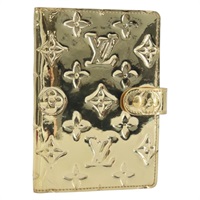 ルイ・ヴィトン LOUIS VUITTON アジェンダPM 手帳カバー モノグラムミロワール ゴールド R20962 レディース 155788A