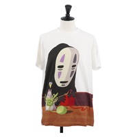 ロエベ LOEWE 半袖Ｔシャツ LOEWE × Studio Ghibli カオナシ&坊ネズミ&ハエドリ 千と千尋の神隠し コットン ホワイト レディース 167154M