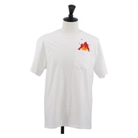 ロエベ LOEWE 半袖Ｔシャツ LOEWE × Studio Ghibli カルシファー ハウルの動く城 コットン ホワイト レディース 167163M