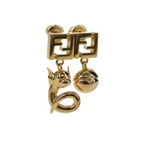 フェンディ FENDI イヤリング FENDI x FRGMT x POKMON ピアス ミニリュウ メタル ゴールドトーン レディース 167130SM