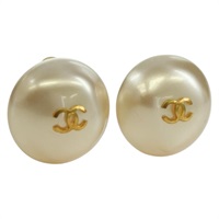 シャネル CHANEL イヤリング メタル ゴールドトーン レディース YKZ402M