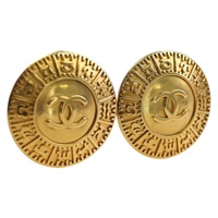 シャネル CHANEL イヤリング メタル ゴールド レディース YKZ405M