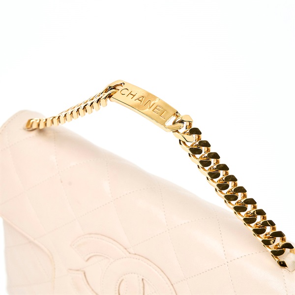 CHANEL マトラッセ 1980~1990年頃 ハンドバッグ ピンク ラムスキンの画像3