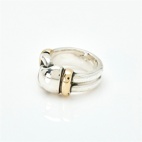TIFFANY & Co. ワイド ノット リング シルバー ゴールド 925の画像2