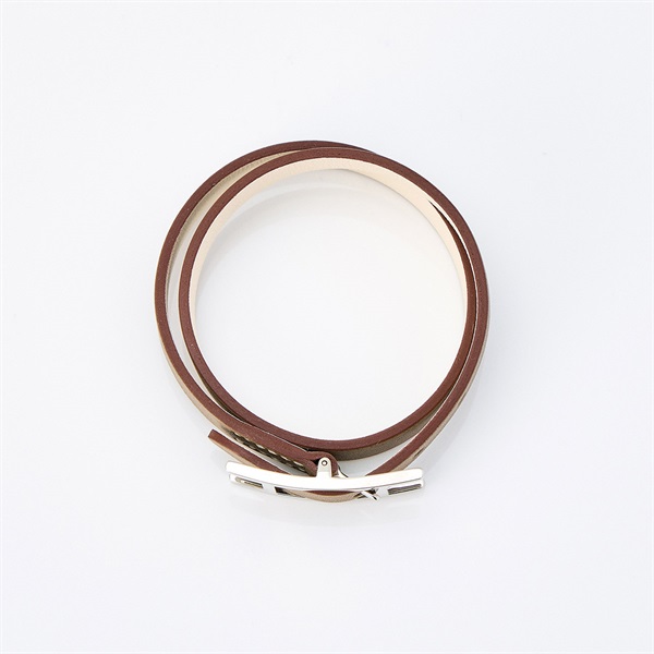 HERMES ブレスレット  ビーアピ エトゥープ ドゥーブルトゥールの画像2