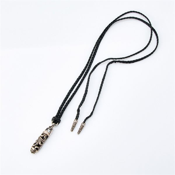 CHROME HEARTS CHプラス  ローラー with レザーブレード ネックレス シルバー 925の画像1