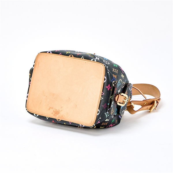 LOUIS VUITTON プチ ノエ モノグラムマルチカラー M42230 ショルダーバッグ マルチカラー ノワール ゴールド PVCの画像4