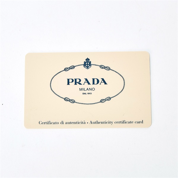 PRADA トライアングル ショルダーバッグ ブラック ゴールド テスートの画像9