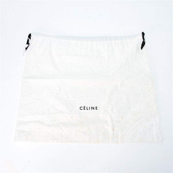 CELINE バケットバイカー トートバッグ ブラック シルバー レザーの画像7
