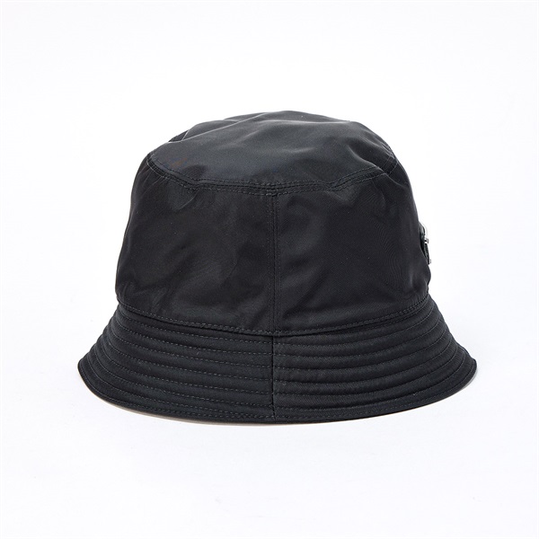 PRADA トライアングル ハット L RN98339-CA.34767 ブラック テスート コットンの画像3