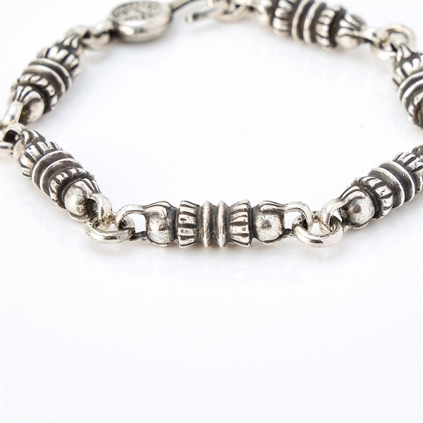 CHROME HEARTS バレルリンク ブレスレット 7LINK シルバー 925の画像1
