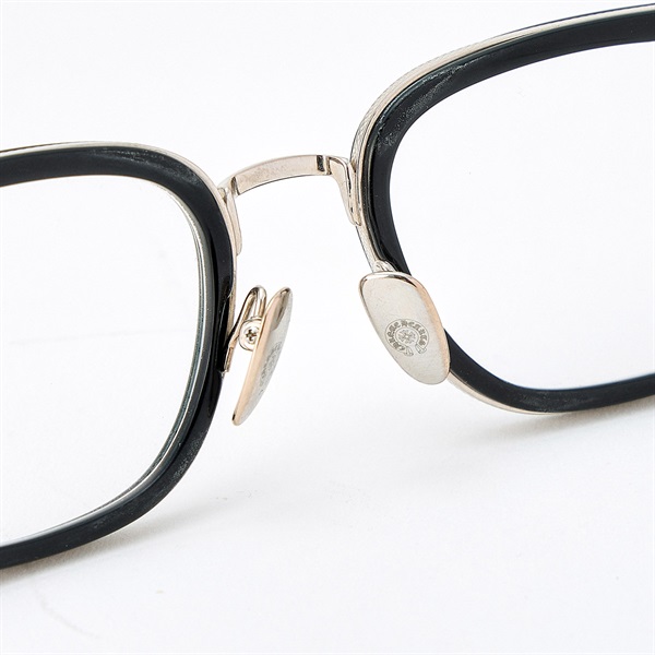 CHROME HEARTS GIZZNME CHプラス 眼鏡 ブラック シルバー 925 プラスチックの画像3