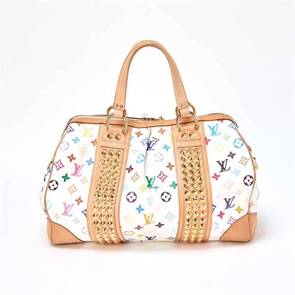 LOUIS VUITTON モノグラムマルチカラー コートニーGM ハンドバッグ M40260 マルチカラー ブロン ゴールド PVCの画像2