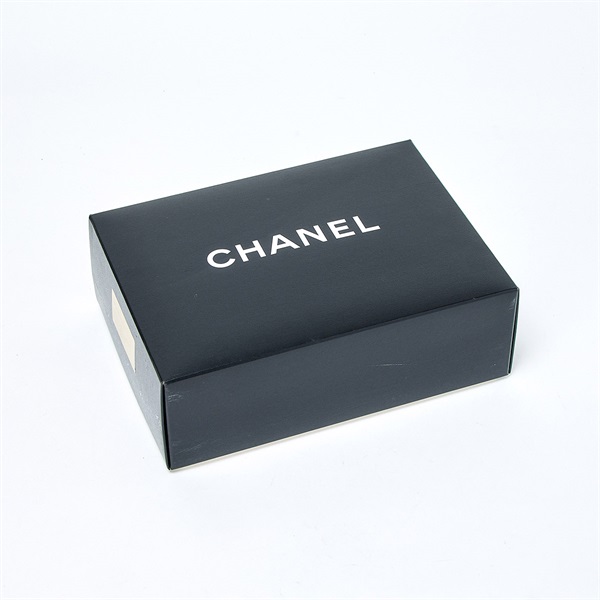 CHANEL ミニ マトラッセ 18 1985年 ショルダーバッグ ネイビー ゴールド ラムスキンの画像9