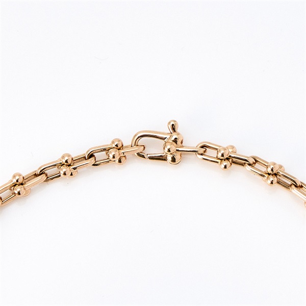 TIFFANY & Co. ハードウェア ブレスレット マイクロリンク ピンクゴールド 750PGの画像2